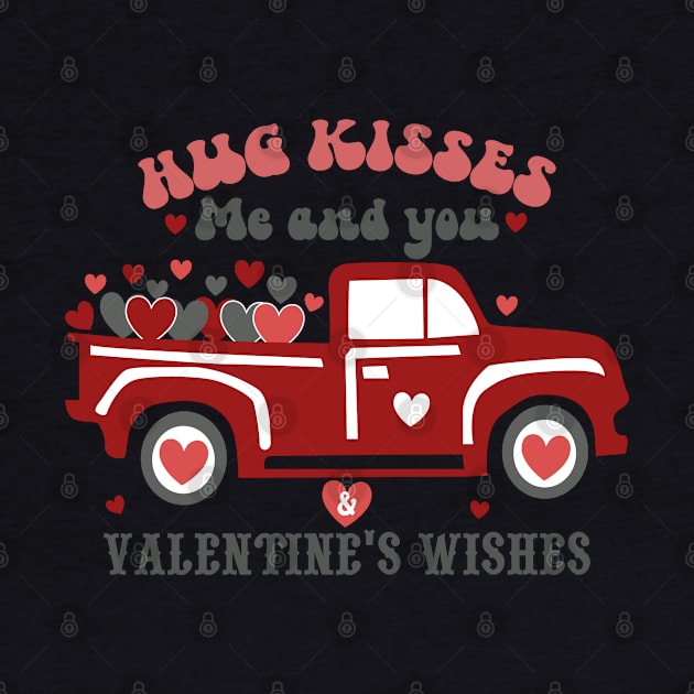 Hug Kisses Me And You And Valentine's Day by HassibDesign